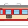 国鉄急行色となるキハ47形のイメージ。