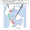 3月25日に圏外が解消される区間。