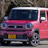 ステレオカメラによる全車速追従ACCを搭載した新型ハスラー。写真はXターボ4WD