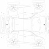 BMW i3 のペーパークラフト