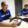 TOYO TIRE 株式会社 商品開発本部 TBタイヤ開発部 西尾氏（左）、藤岡氏（右）