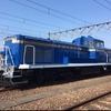 JR東日本から譲渡されたDE10 1109。かつての『北斗星』をイメージして青車体に流星マーク付きの金帯を付けた塗色となった。