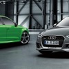 アウディ RS3スポーツバック（左）とRS3セダン