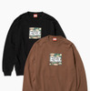 Logo Sweatshirt　 カラー：Black, Brown　サイズ：S, M, L, XL　価格：6,500円（税別）