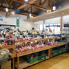 新鮮な地元野菜などを取り揃えた直売施設、軽井沢発地市庭
