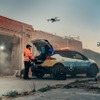 日産、災害復旧支援コンセプトカー『RE-リーフ』を欧州で公開…被災直後の現場で電力供給