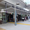 東京BRT（10月12日）。新橋バス停はゆりかもめ新橋駅直下。