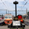 モスクワにあるシベリア鉄道0kmポスト