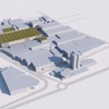 BMWグループのドイツ・ミュンヘン本社工場に新設されるEV組み立て工場の完成予想図
