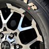 MID【ナイトロパワー M28 BULLET】推奨サイズ：17×6.5J Inset38／カラー：ブラック/ミラーカット／タイヤサイズ：215/60R17