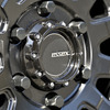 エセックス【EX-16】推奨サイズ：16×6.5J Inset38／カラー：オールセミグロスブラック／タイヤサイズ：215/65R16　※注意事項：4WDはハンドル末切り時にインナーに干渉の可能性あり