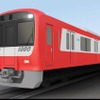 5月6日から12両編成の『モーニング・ウィング3号』に投入される1000形モデルチェンジ車のイメージ。従来の1000形とは異なり、貫通扉が中央に配される。1000形としては、ステンレス製車体となった2007年製造車から廃止された、前面展望可能な乗務員室後方のシートが復活する。