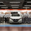 英国サンダーランド工場で生産されている日産 リーフ