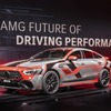 メルセデスAMG GT 4ドアクーペの「Eパフォーマンス」搭載プロトタイプ車