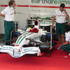 【MSジャパン08】ホンダF1デモ走行の大盤振る舞い