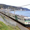 『踊り子』時代の185系。7月に運行される上野～土合間の臨時快速はグリーン車なしの6両編成となる。