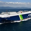 日本郵船が発注して新来島豊橋造船で2020年10月に竣工した、日本初のLNG燃料自動車専用船 SAKURA LEADER。