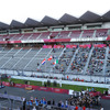 女子ロードレース表彰式（7月25日、富士スピードウェイ）