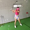 ゴルフ練習スペースになったガレージハウス