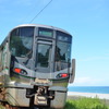 紀伊田辺～新宮間のサイクルトレインは、225系の普通列車を利用。