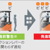 後方作業者検知運転支援システム「SEnS＋」