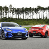スバル BRZ(左)とトヨタ GR 86(右)