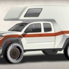 トヨタ・タコマ がベースのキャンピングカー「タコジラ」のイメージスケッチ