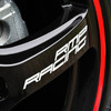 【MID RMP RACING R50】推奨サイズ：18×8.0J Inset45 5H-100／カラー：ブラック/リムレッドライン／タイヤサイズ：225/40R18