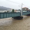 8月の大雨で被災した飯田線宮木～辰野間に架かる横川橋梁。