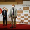 クラシックジャパンラリー2021 MOJI-KOBE 代表の岡野正道氏(右）と大介氏(右)
