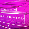 レクサス LF-Z Electrified をモチーフにしたアート作品「ON /」