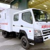 国際支援施策の一環として、タジキスタンに小型トラック「キャンター」を出荷