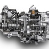 新開発のFR用CVTを採用。クラストップレベルの燃費性能を実現。