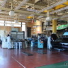 整備工場の内観(多田自動車工業)