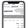 「Pay By Car」のスマホ側決済画面