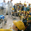 日本精工の子ども科学教室---小学生がベアリングの仕組みなど体験学習