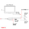 2台のサイドカメラで車の死角を同時に確認できる録画機能付きの5インチサイドビューカメラシステム