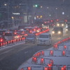東京新宿での降雪（1月6日）