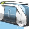 インテル傘下のモービルアイの完全自動運転シャトルのイメージ
