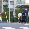 川崎重工業（前）とティアフォーの自動配送ロボット