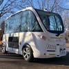 「道の駅・みぶ」周辺を自動運転バスが実証運行