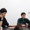 チューリング 共同代表CEO 山本一成氏（左）と共同代表CTO 青木俊介氏（右）