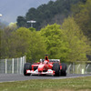 フェラーリに謎のトラブル---シューマッハが週末のテストを中断