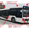 福岡空港内際連絡　自動運転バス車両