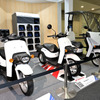 ホンダブースに展示された電動バイク（東京モーターサイクルショー2022）