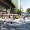 人に優しい広場となる三宮クロススクエアのイメージ。
