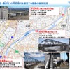 福島県の阿武隈川を渡河する橋梁の被災状況
