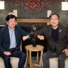 ジオテクノロジーズ 杉原博茂 代表取締役社長 CEO（右）とウィラー 村瀬茂高 代表取締役（左）