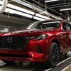 マツダの山口県防府第2工場で生産を開始した CX-60