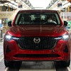 マツダの山口県防府第2工場で生産を開始した CX-60